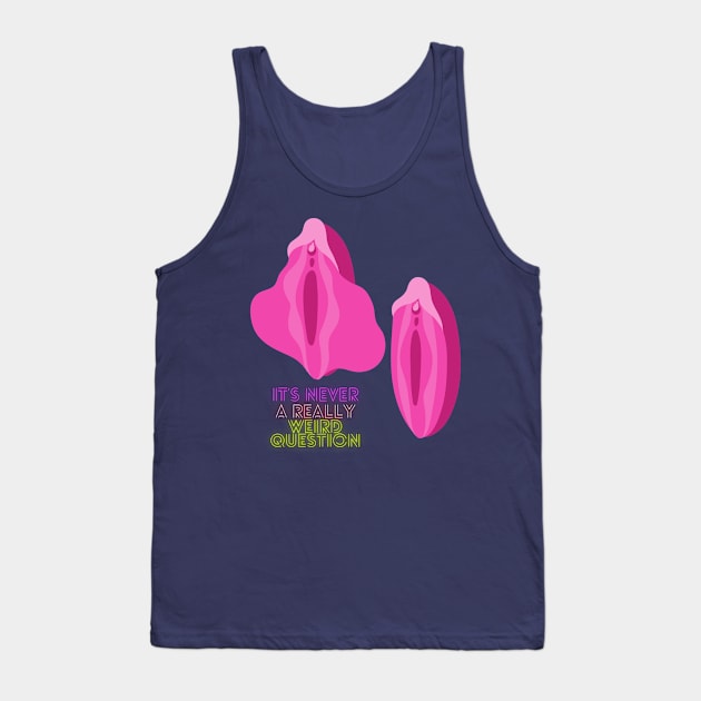 There are no "Really Weird Questions" Tank Top by ReallyWeirdQuestionPodcast